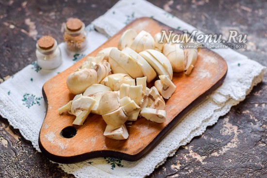 Паштет из фасоли с грибами – постный, очень вкусный