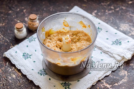 Паштет из фасоли с грибами – постный, очень вкусный