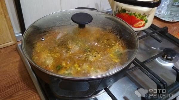 Рецепт: Чахохбили по- русски - с помидорами в собственном соку
