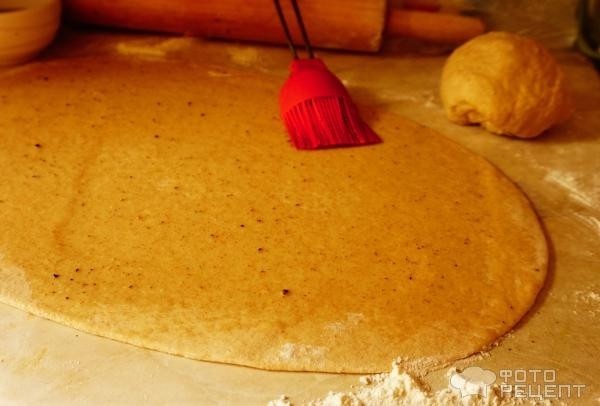 Рецепт: Пирог-лепешка с зеленью и сыром - для детей и взрослых